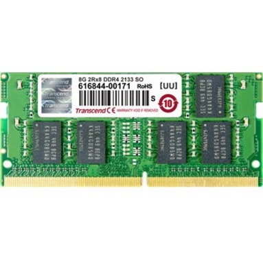 Transcend RAM Module - 8 GB (1 x 8GB) - DDR4-2400/PC4-19200 DDR4 SDRAM - 2400 MHz - CL17 - 1.20 V