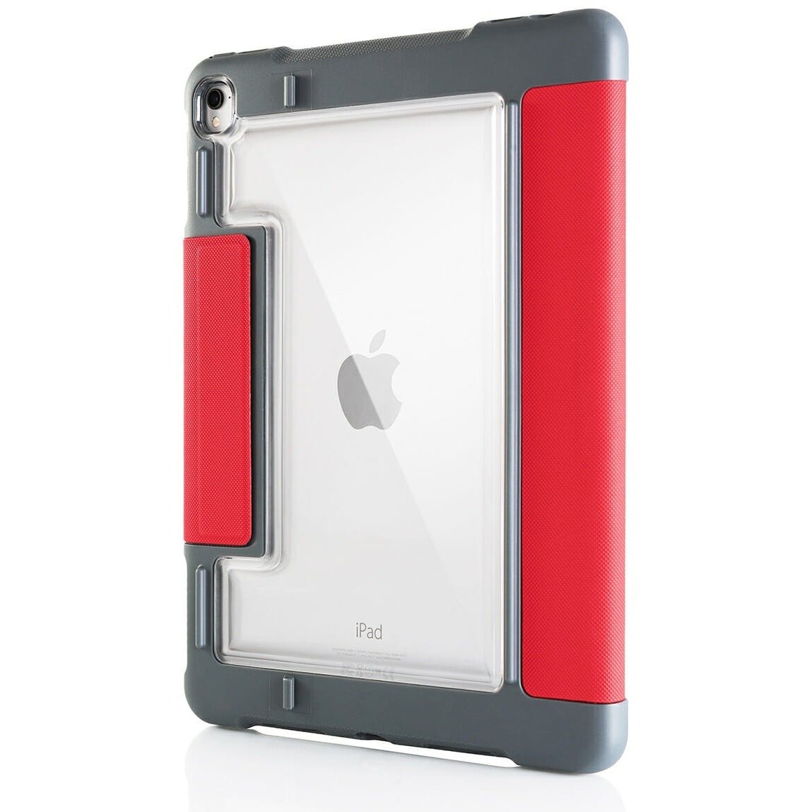 STM Goods Dux Plus Duo Carrying Case for 10.5" Apple iPad Air (3rd Generation), iPad Pro - Transparent, Red