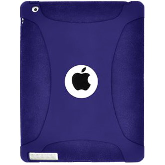 Amzer Silicone Skin Jelly Case - Blue For Apple iPad 2
