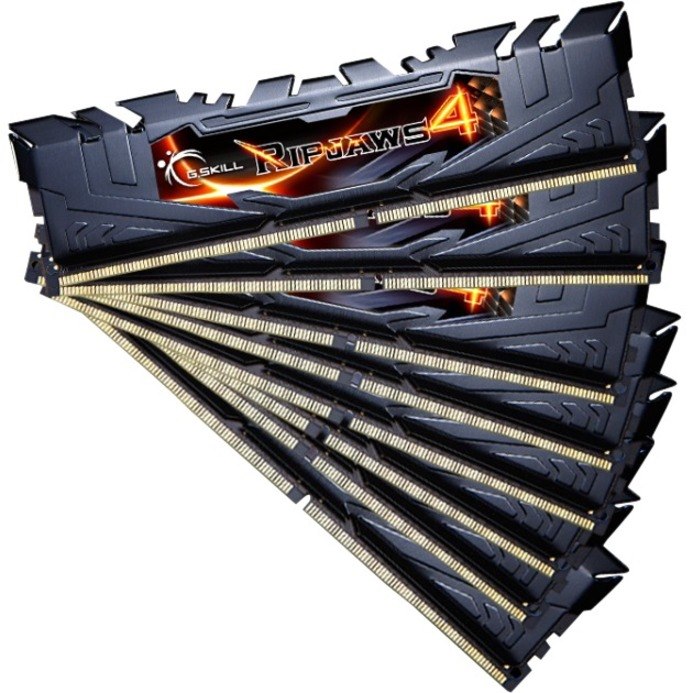 G.SKILL Ripjaws 4 RAM Module - 128 GB (8 x 16GB) - DDR4-2800/PC4-22400 DDR4 SDRAM - 2800 MHz - CL15 - 1.35 V