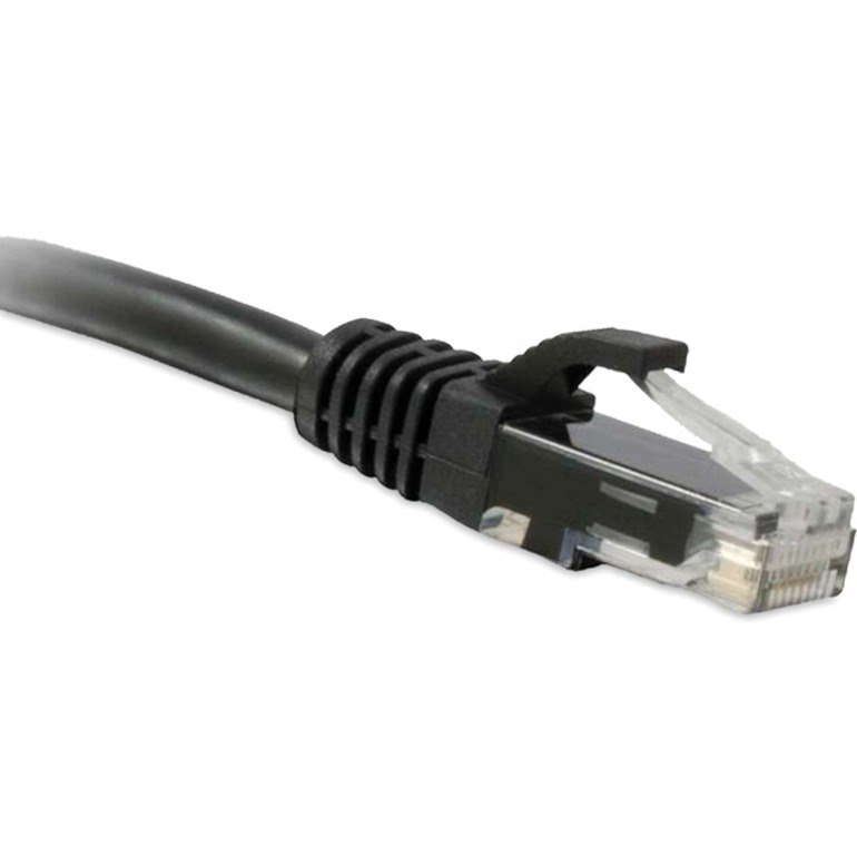 Enet Solutions Enet Cat6 Category 6 550MHZ Patch Cord Booted Snagless 10FT Black Taa Compliant