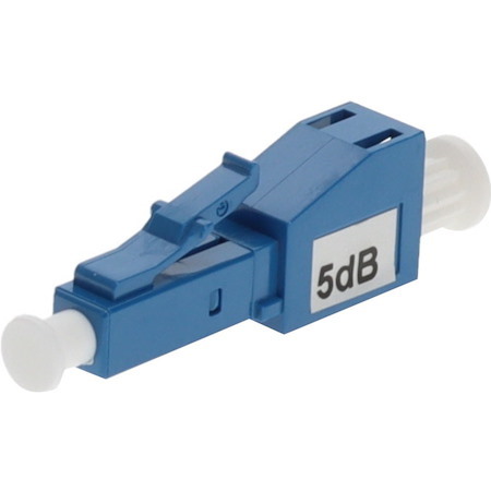 AddOn 5dB fixed LC Male to LC Female OS1 SMF Simplex Fiber Attenuator