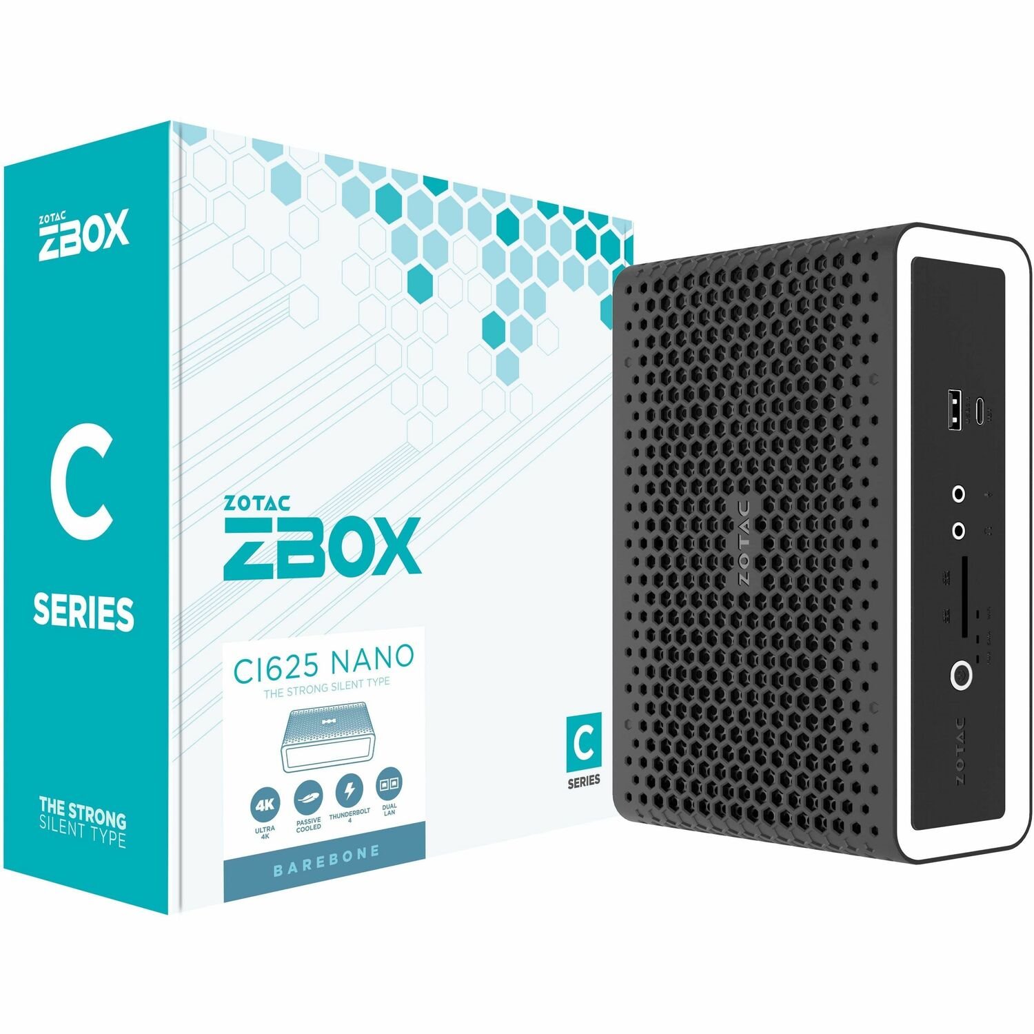 Zotac ZBOX nano C CI625 Desktop Computer - Intel Core i3 11th Gen i3-1115G4 - 16 GB - 120 GB SSD - Mini PC