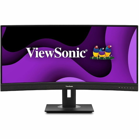 34" UWQHD Ergonomic 21:9 Curved Docking Monitor with 100W USB C and RJ45