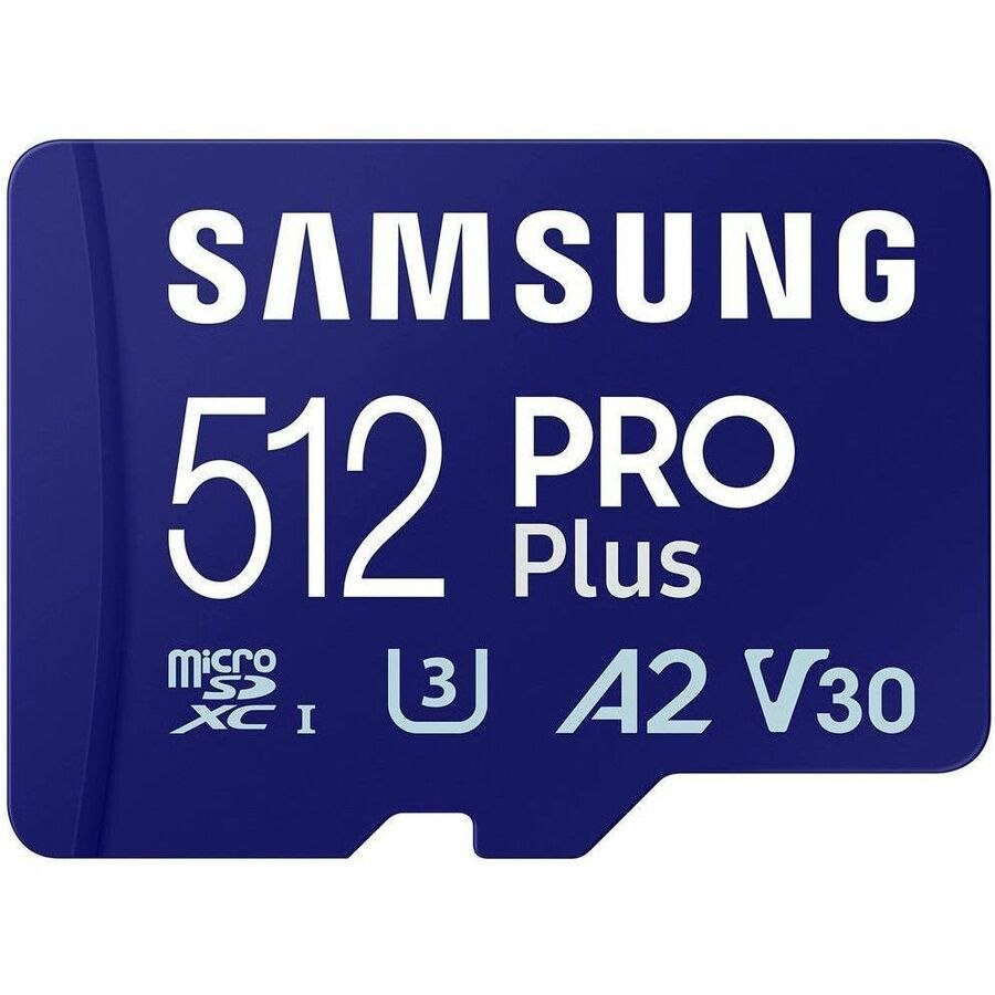 Samsung PRO Plus MB-MD512S 512 GB Class 10/UHS-I (U3) V30 microSDXC - 1