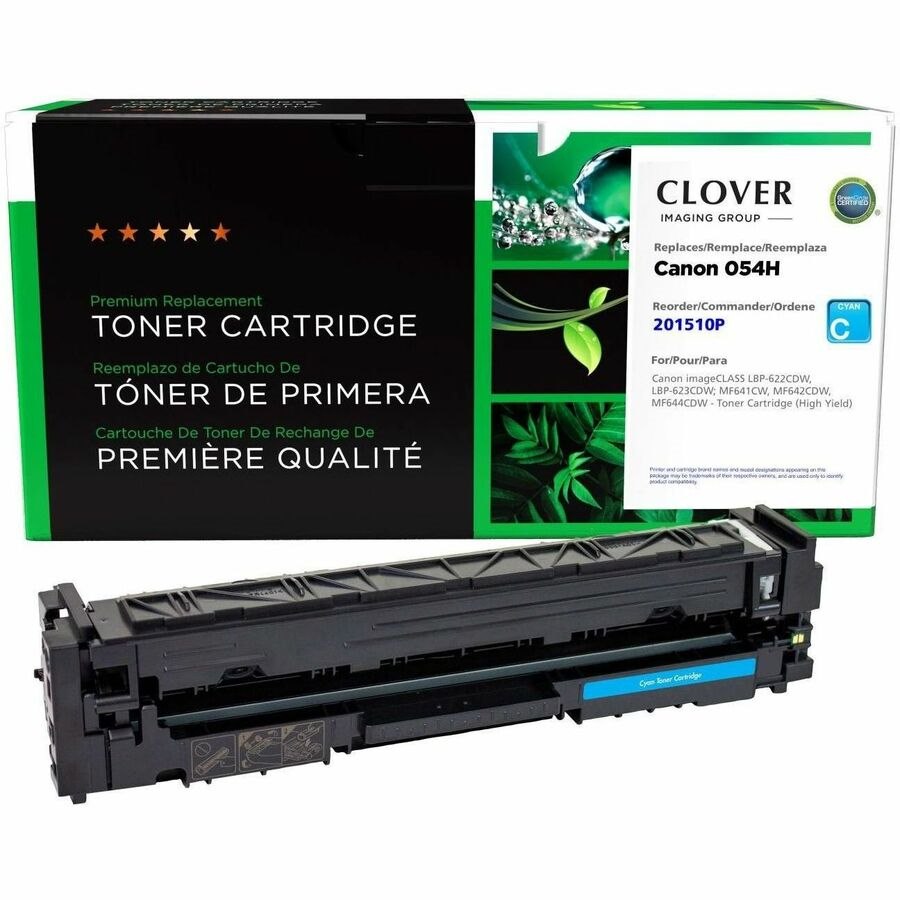 Clover Imaging Remanufactured High Yield Cyan Toner Cartridge for Canon 054H (3027C001)