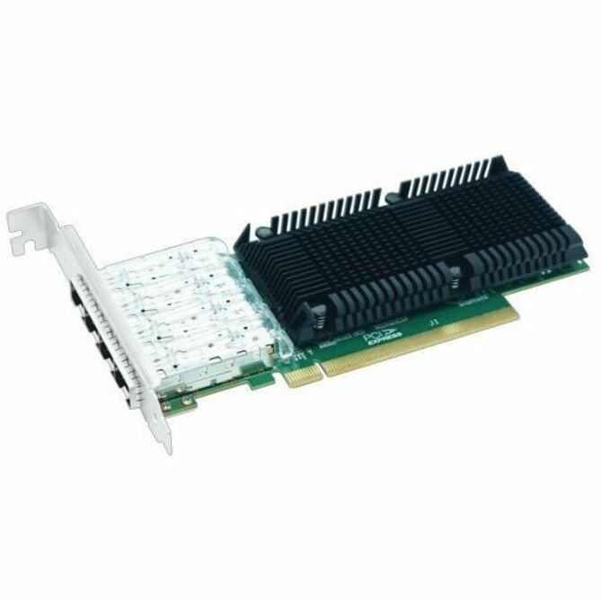 Axiom 25Gbs Quad Port SFP28 PCIe 4.0 x16 NIC Card - PCIE4-4SFP28-AX