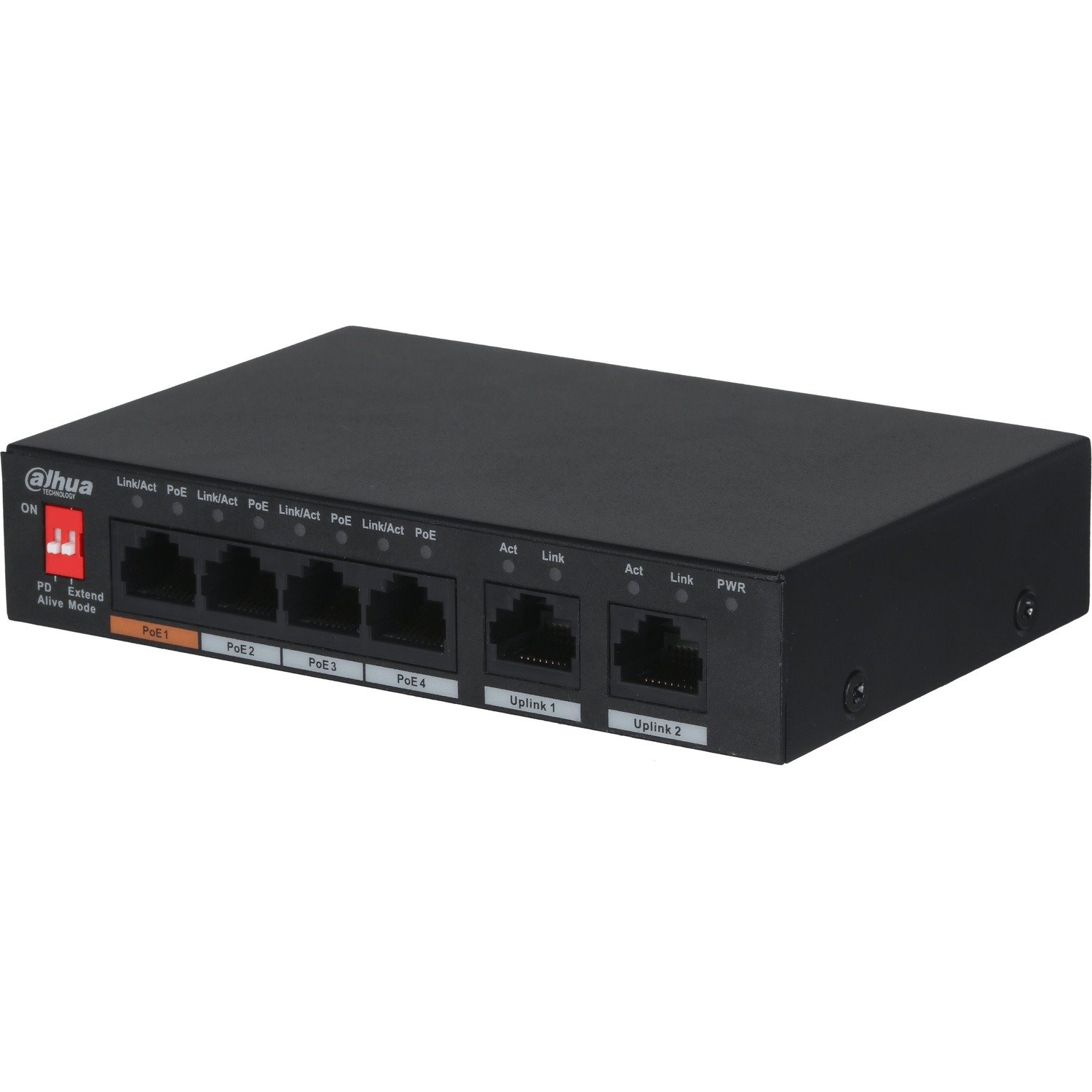 Dahua DH-PFS3006-4ET-60 4 Ports Ethernet Switch - Fast Ethernet - 10/100Base-T