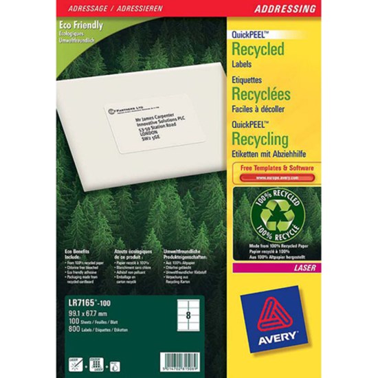 Avery QuickPEEL LR7165 Address Label