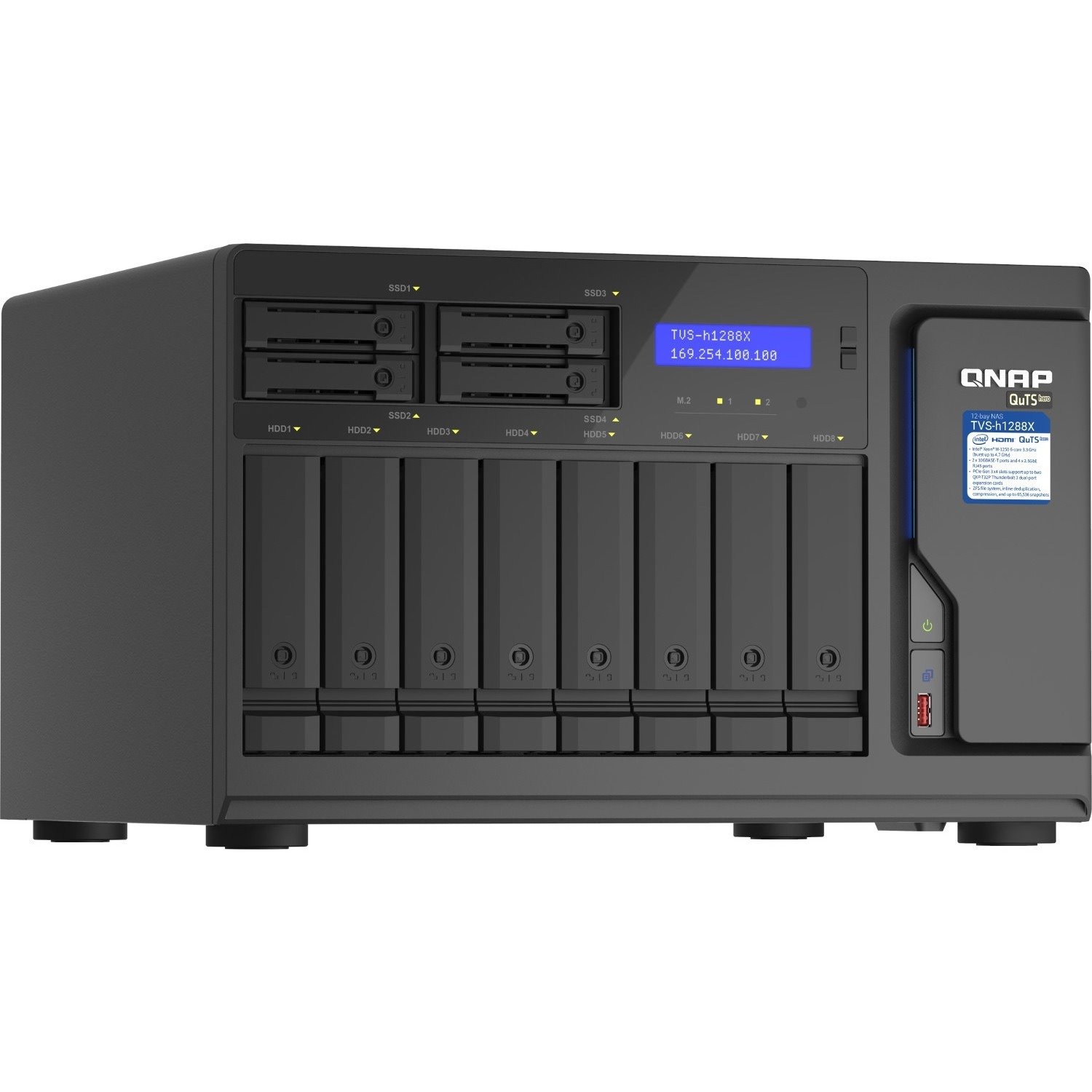 QNAP TVS-H1288X-W1250-16G SAN/NAS Storage System