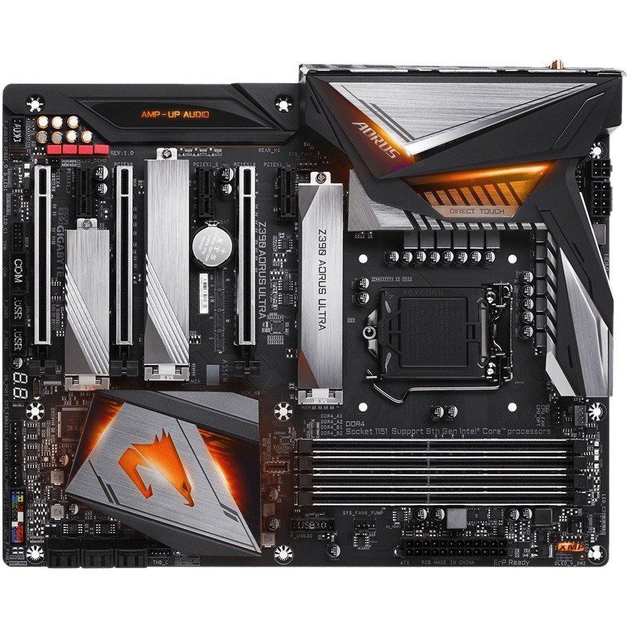 GIGABYTE Ultra Durable Z390 AORUS ULTRA Desktop Motherboard - Intel Z390 Chipset - Socket H4 LGA-1151 - Intel Optane Memory Ready - ATX