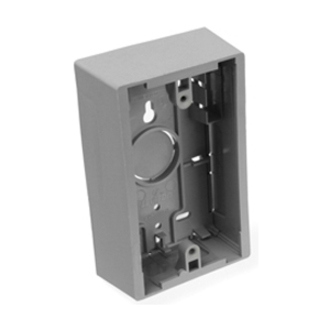 42777-1GB -Surface-Mount Back Box - Single-Gang 1.45" Box Depth - Gray