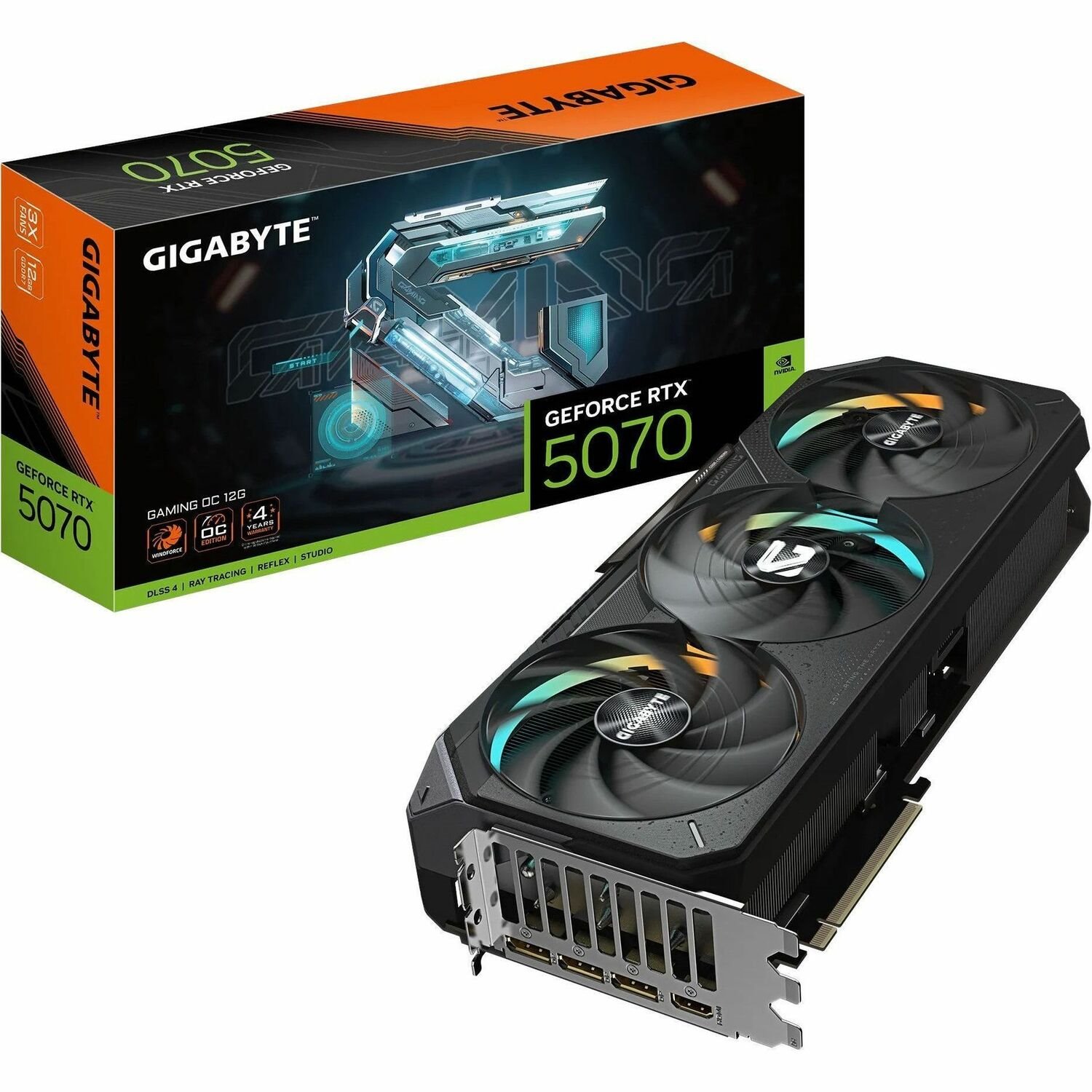 GIGABYTE NVIDIA GeForce RTX 5070 Ti Graphic Card - 16 GB GDDR7