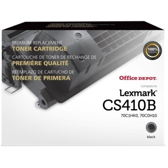 Office Depot&reg; Remanufactured Black Toner Cartridge Replacement For Lexmark &trade; CS410, ODCS410B