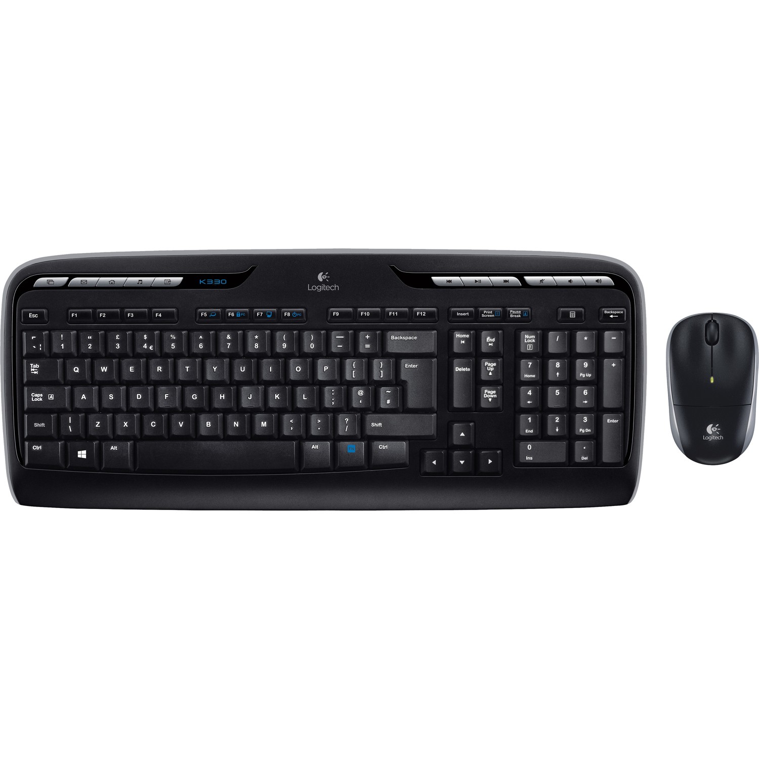 Logitech Wireless Combo MK330 Keyboard & Mouse - Danish, Finnish, Swedish, Norwegian