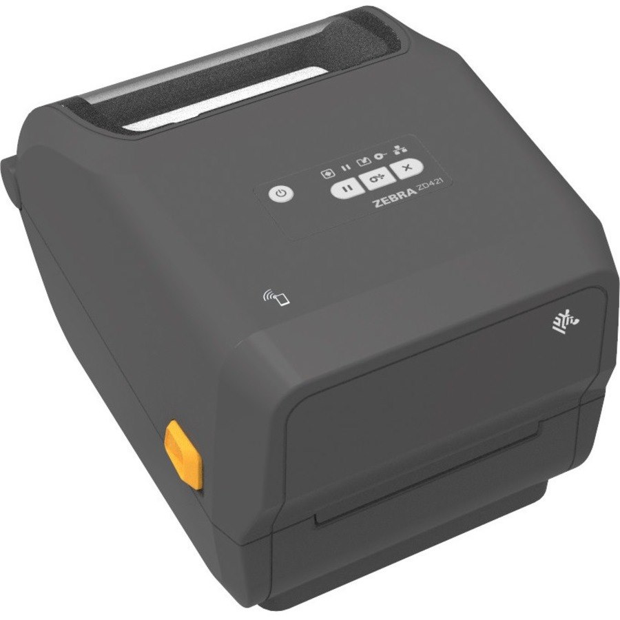 Zebra ZD421d Desktop Direct Thermal Printer - Monochrome - Label/Receipt Print - USB - USB Host - Bluetooth - Wireless LAN - Near Field Communication (NFC) - EU, UK