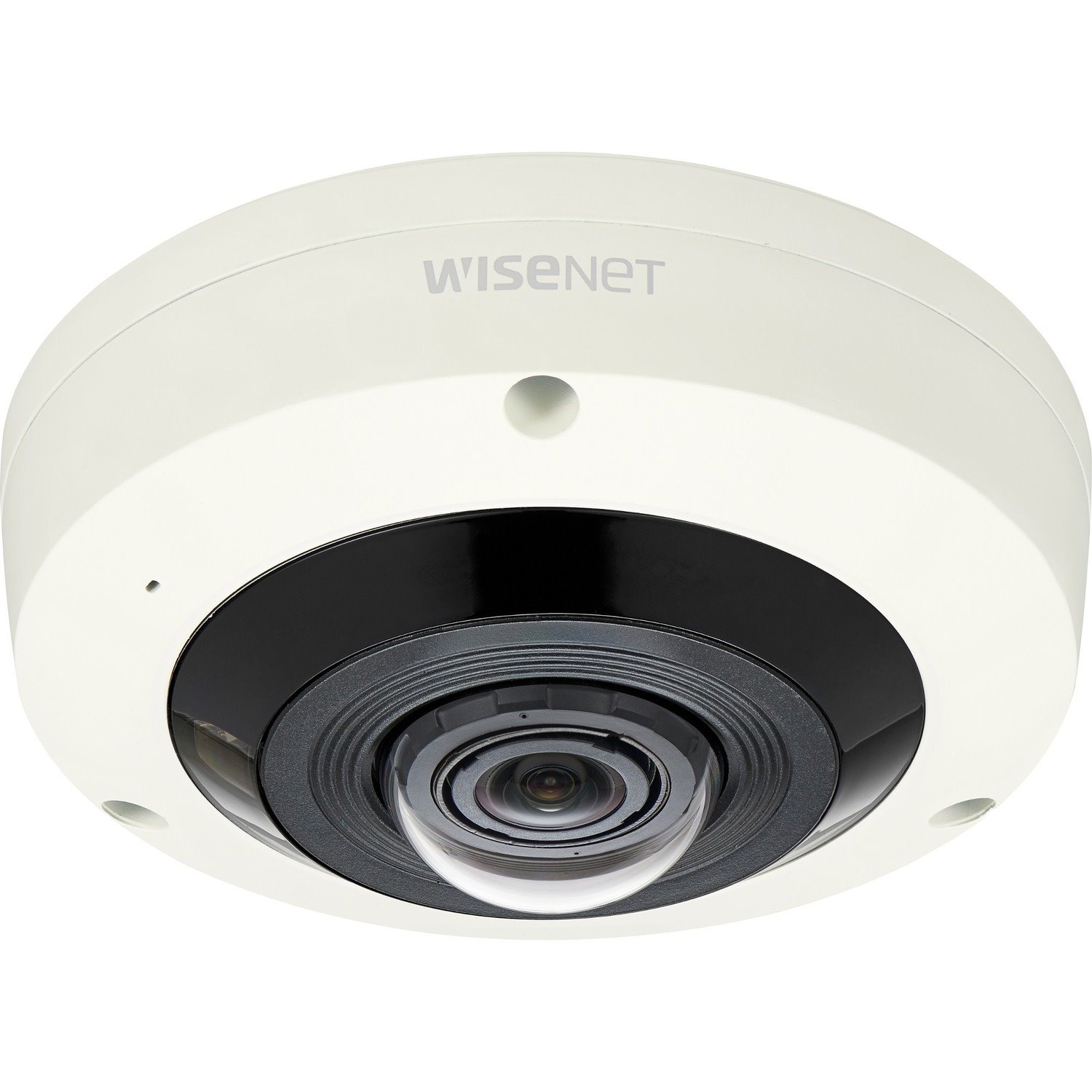 Wisenet XNF-8010RVM 6 Megapixel Indoor/Outdoor Network Camera - Color - Fisheye - Ivory