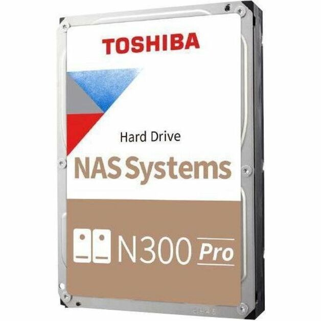 Toshiba N300 Pro HDWG51JXZSTB 18 TB Hard Drive - 3.5" Internal - SATA (SATA/600) - Conventional Magnetic Recording (CMR) Method