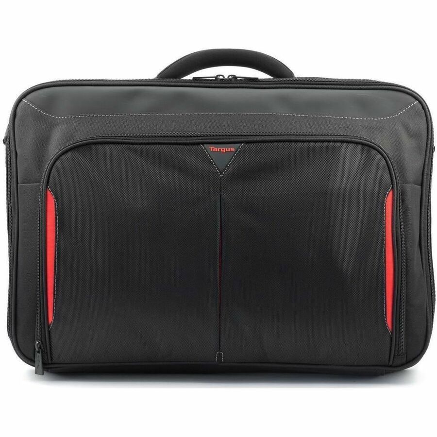 Targus Classic+ CN418EU Draagtas/-koffer voor 43,2 cm (17") naar 45,7 cm (18") Notebook - Zwart, Rood