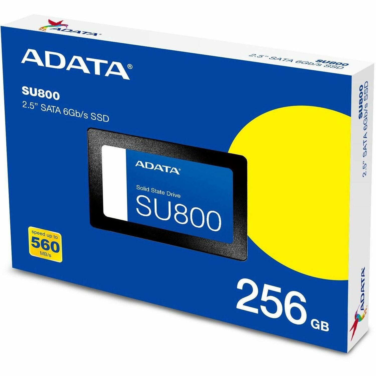 Adata Ultimate SU800 256 GB Solid state drive - 2.5" Intern - SATA (SATA/600) - Zwart