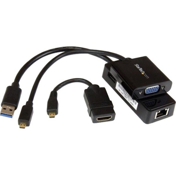 StarTech.com Accessory Kit for Lenovo Yoga 3 Pro - Micro HDMI to VGA - Micro HDMI to HDMI - USB 3.0 Gb LAN