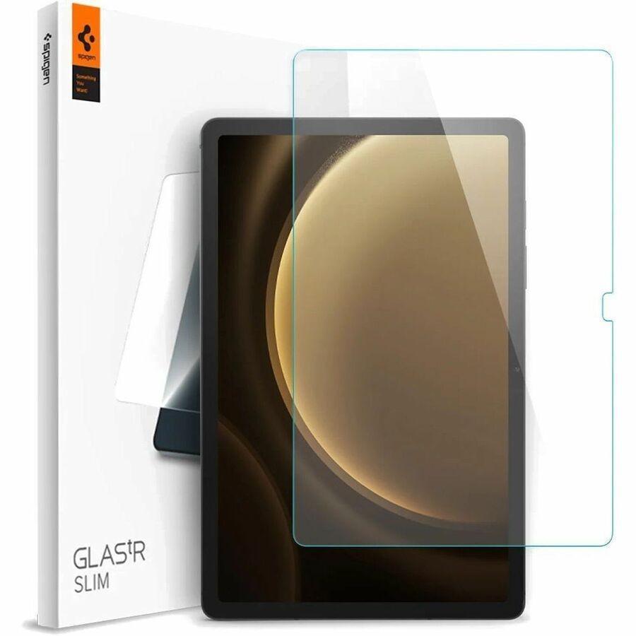 Spigen Glas tR Slim 9H Gehard glas Schermbescherming voor Galaxy Tab S9 FE - Glashelder - 1 / Pak