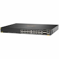 HPE 6300F 24-port 1GbE Class 4 PoE and 4-port SFP56 Switch