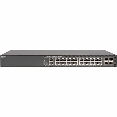 RUCKUS ICX 8200 ICX8200-24P 24 Ports Ethernet Switch - 25 Gigabit Ethernet - 1000Base-T, 25GBase-X, 1000Base-X, 10GBase-X
