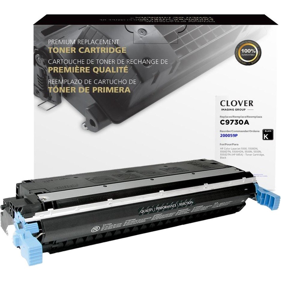 Clover Imaging Remanufactured Black Toner Cartridge for HP 645A (C9730A)