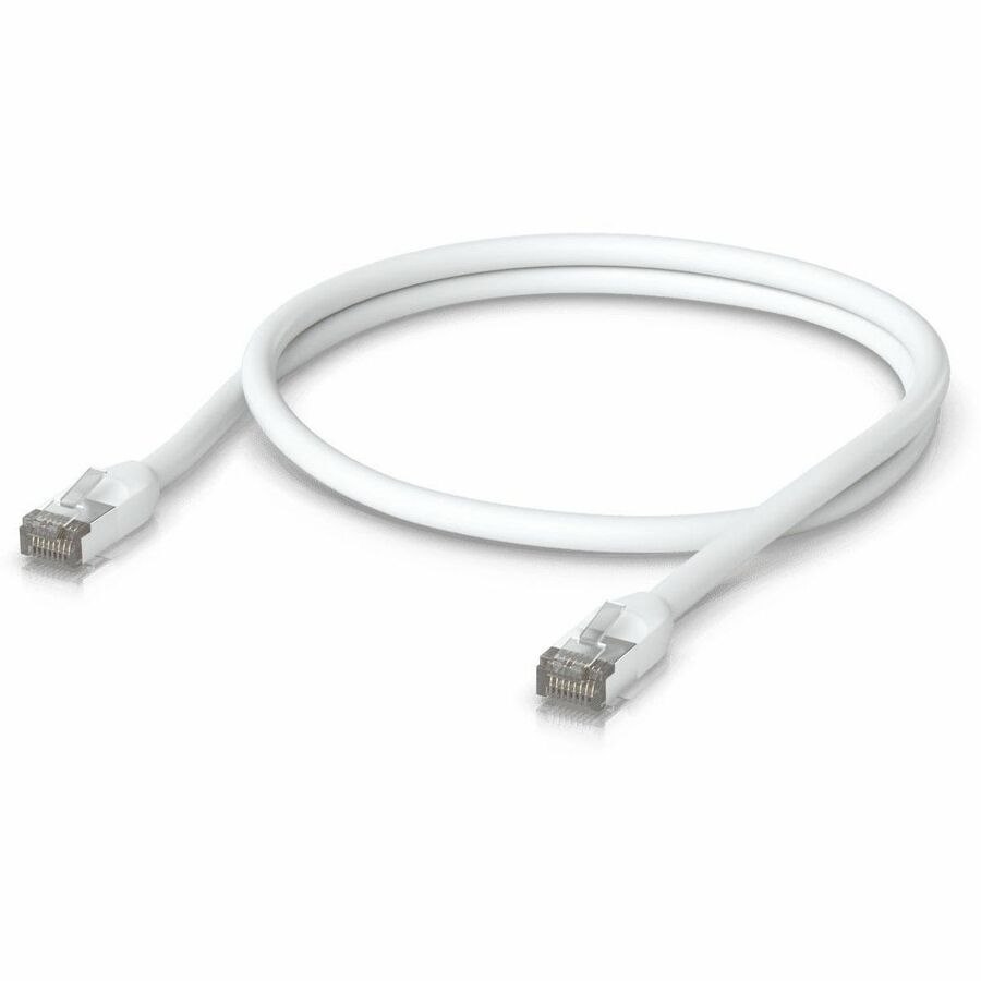 Ubiquiti UniFi Patch Cable Outdoor 1M White, All-Weather, RJ45 Ethernet Cable, Category 5E, Weatherproof