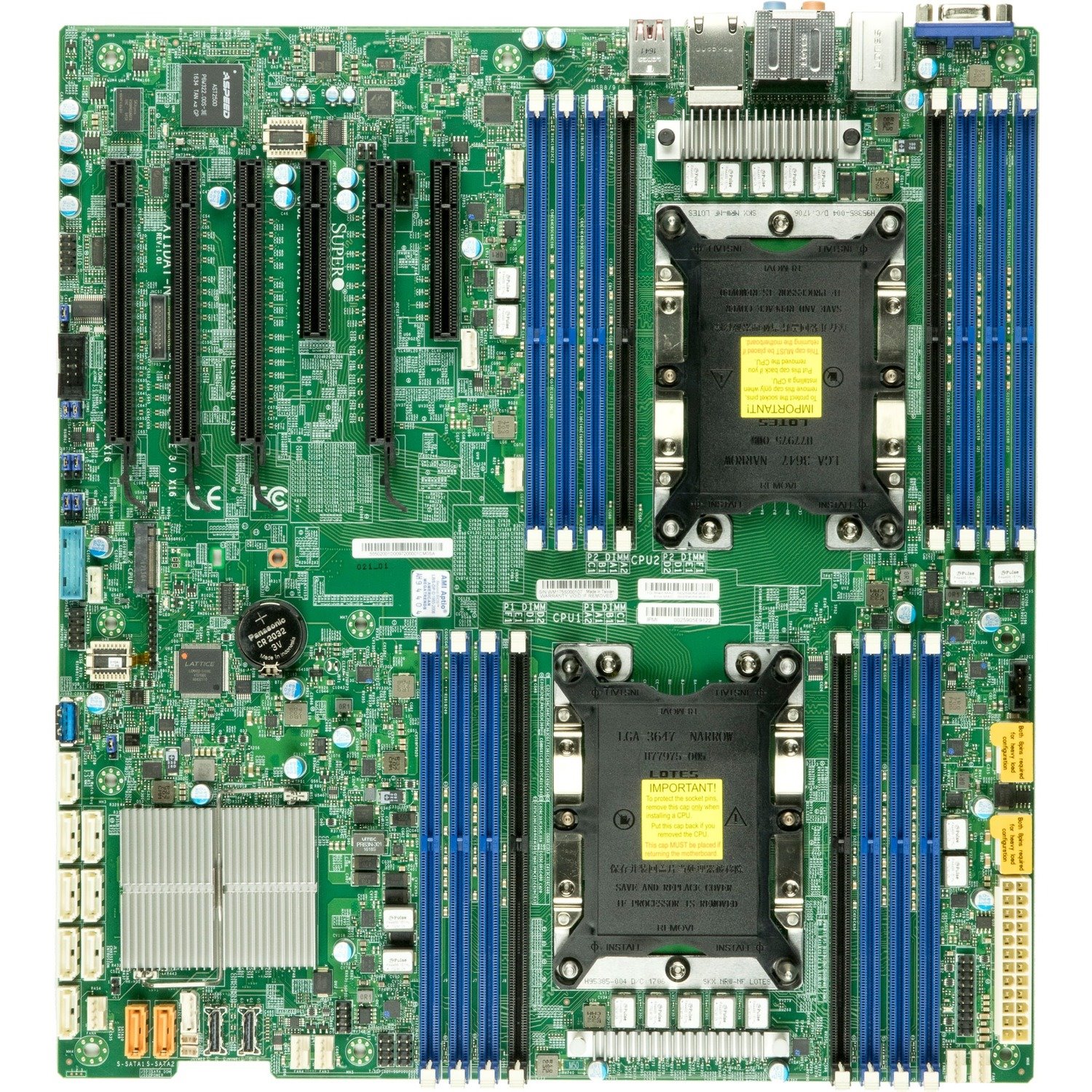 Supermicro X11DAi-N Workstation Motherboard - Intel C621 Chipset - Socket P LGA-3647 - Extended ATX