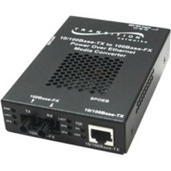 Transition Networks Stand-Alone Fast Ethernet PoE Media Converter