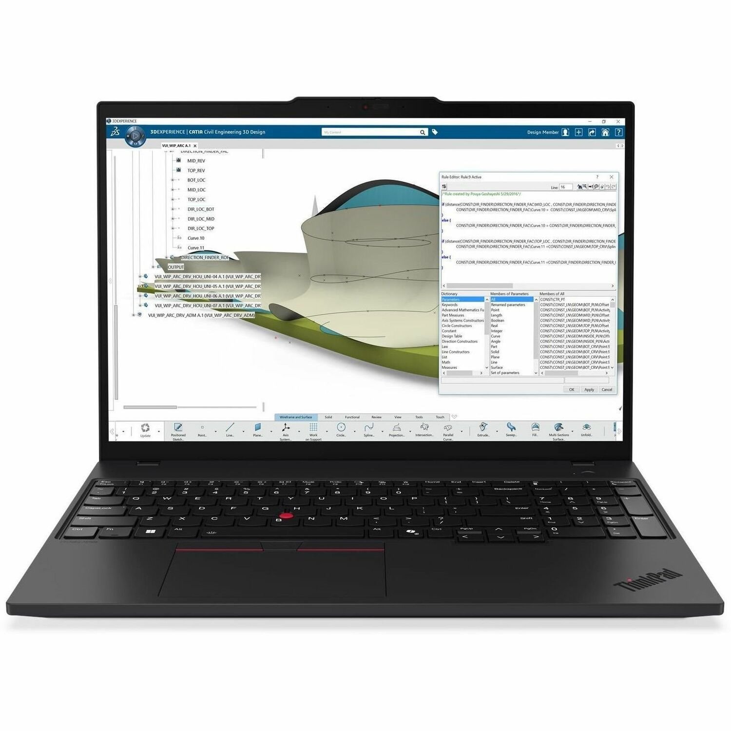 Lenovo ThinkPad P16s Gen 4 21QR001DUS 16" Touchscreen Copilot+ PC Notebook - WQUXGA - AMD Ryzen AI 7 PRO 350 - 64 GB - 1 TB SSD - English Keyboard - Black