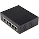 StarTech.com Industrial 5 Port Gigabit PoE Switch 30W - Power Over Ethernet Switch - GbE POE+ Network Switch - Unmanaged - IP-30