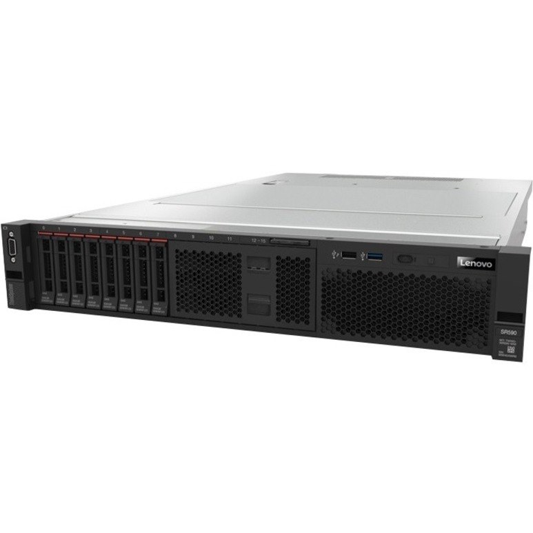 Lenovo ThinkSystem SR590 7X99A086NA 2U Rack Server - Intel Xeon Silver 4208 2.10 GHz - 16 GB RAM - 12Gb/s SAS, Serial ATA/600 Controller