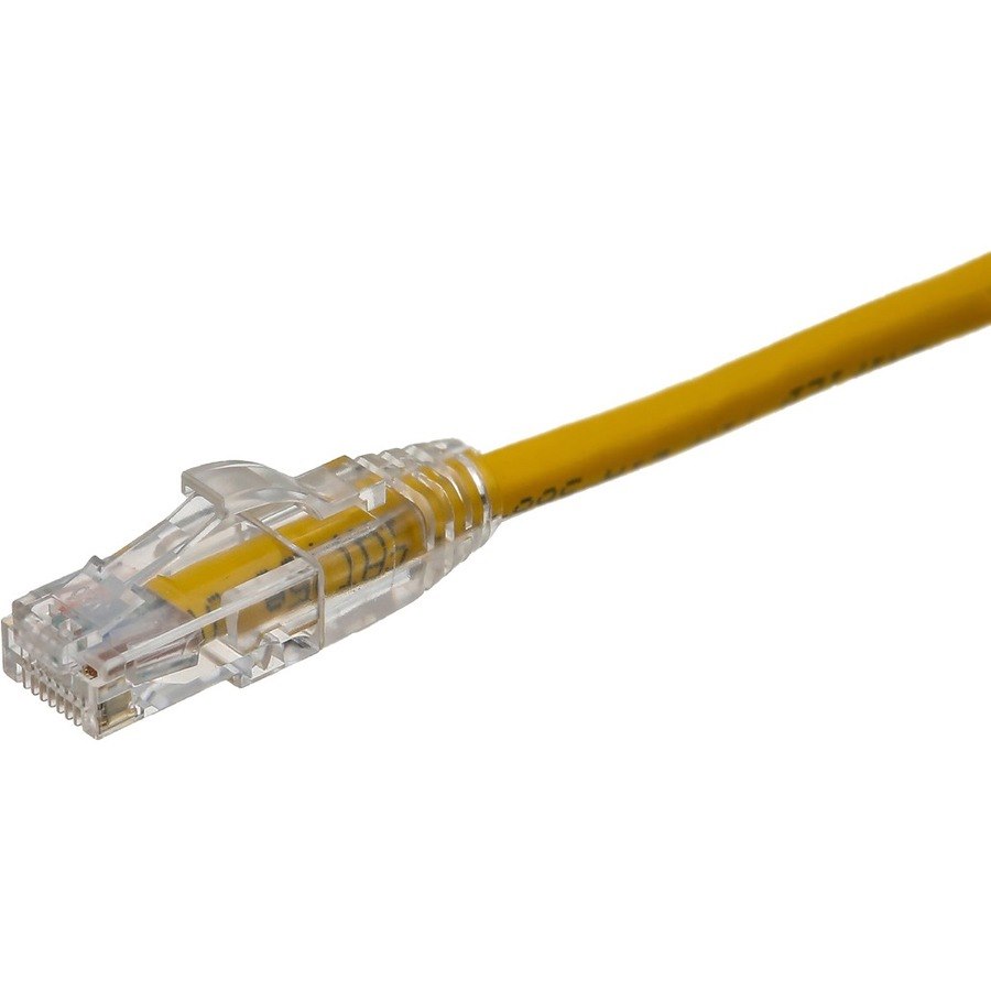 Axiom 18-INCH CAT6 UTP 550mhz Patch Cable Snagless Molded Boot (Yellow)