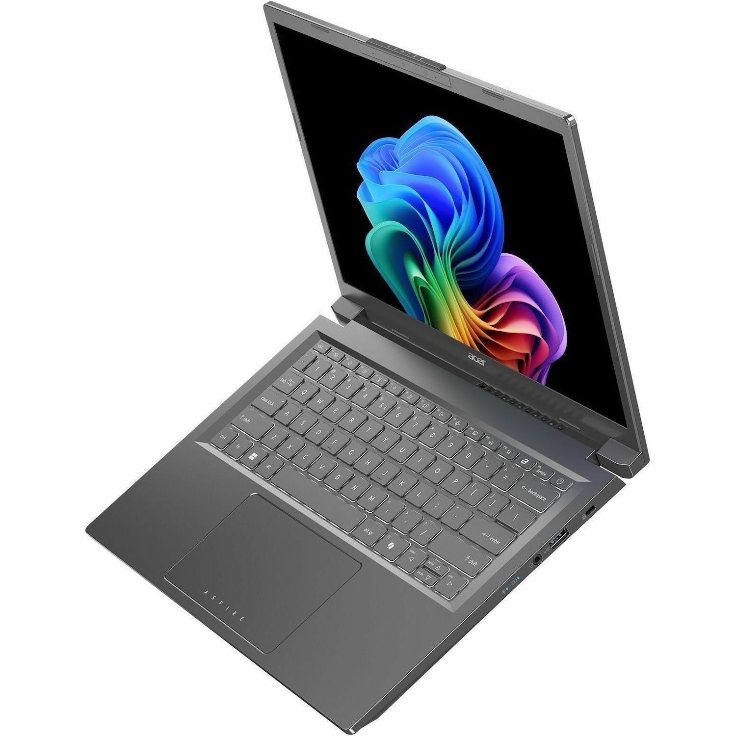 Acer Aspire 14 AI A14-11M A14-11M-X59W 35.6 cm (14") Copilot+ PC Notebook - WUXGA - Qualcomm Snapdragon X X1-26-100 - 16 GB - 1 TB SSD - English (UK) Keyboard - Blue