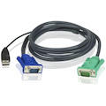 ATEN 6' USB KVM Cable - SPHD15 to VGA & USB A