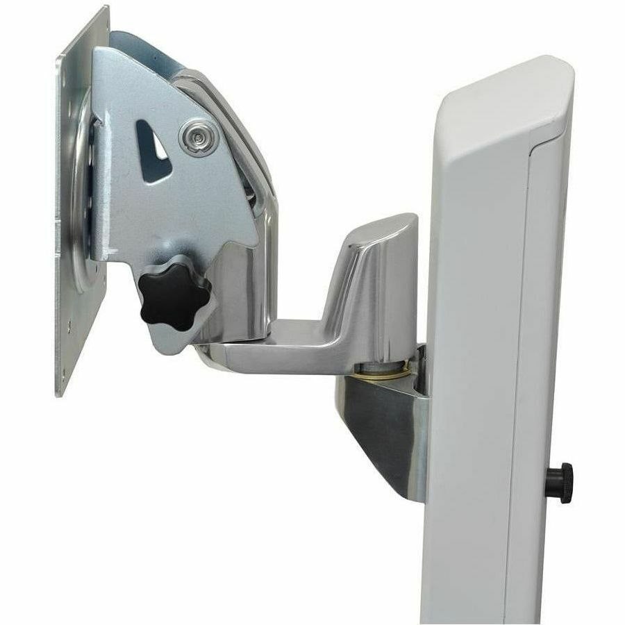 Ergotron Mounting Pivot for Cart - Polished Aluminum