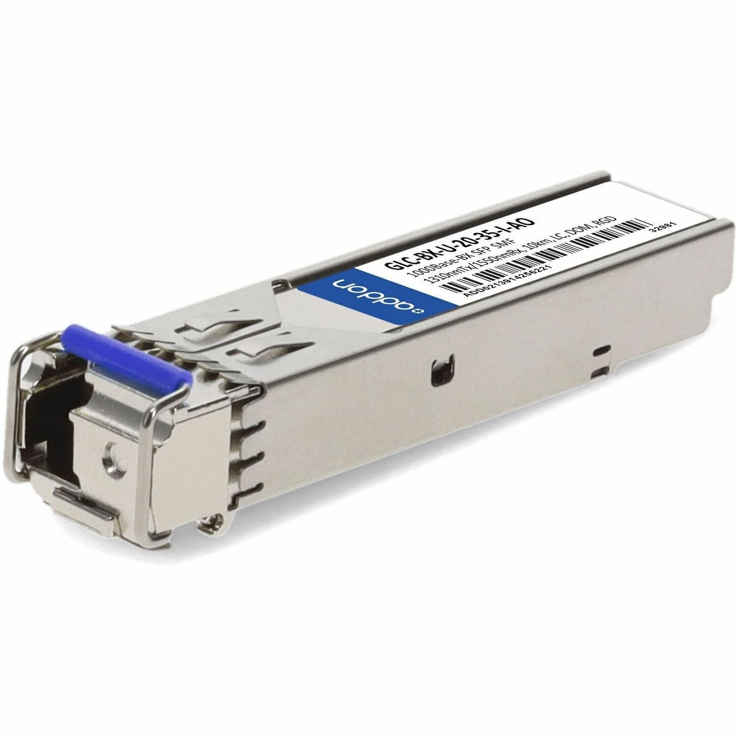 AddOn Cisco&reg; Compatible TAA 1000Base-BX SFP Transceiver (SMF, 1310nmTx/1550nmRx, 20km, LC, DOM, -40 to 85C)