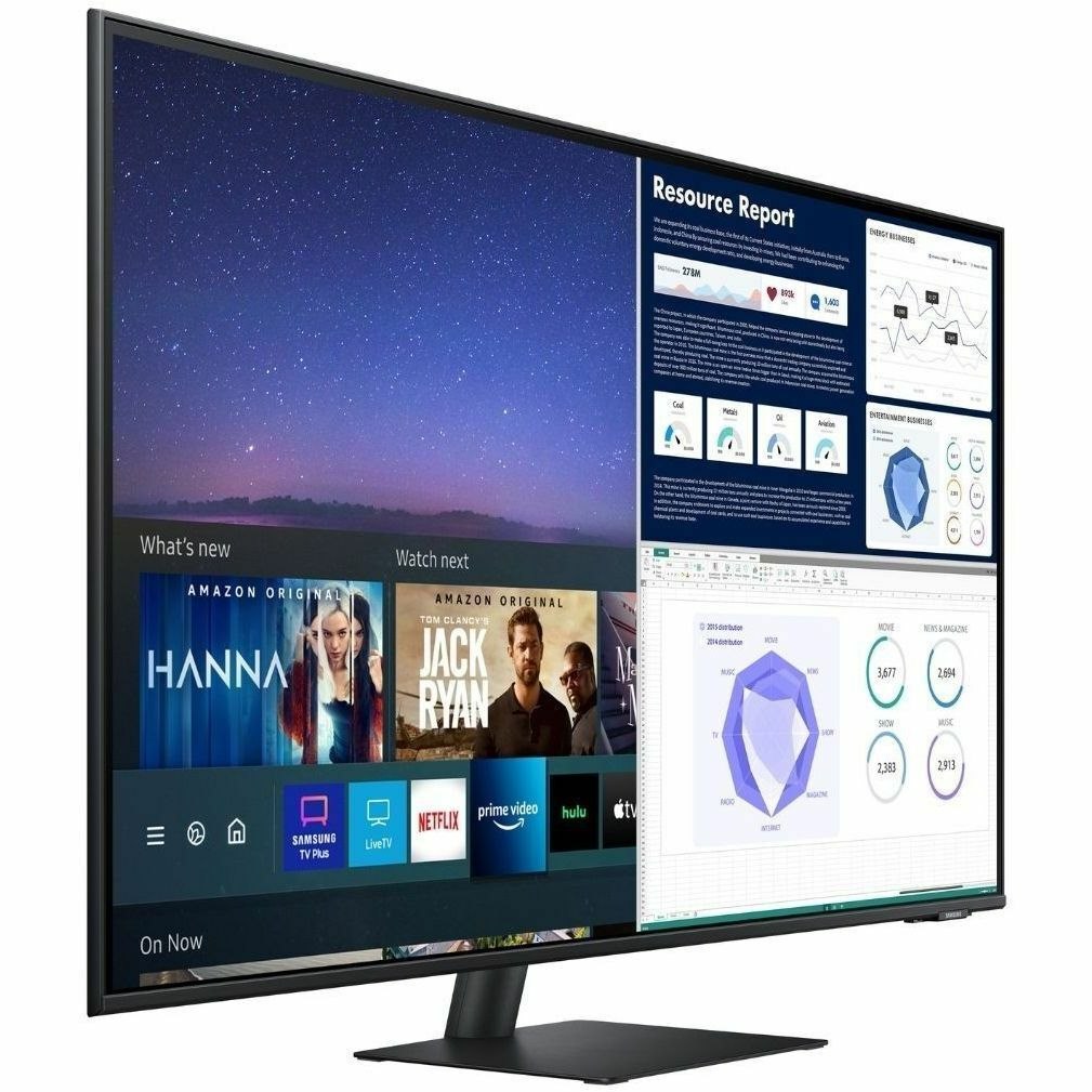 Samsung Smart S32AM702UN 32" Class 4K UHD Smart LED Monitor - 16:9 - Black