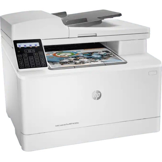 HP LaserJet Pro M183fw Wireless Laser Multifunction Printer - Colour