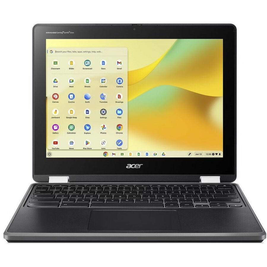 Acer Chromebook Spin 512 R857TN R857TN-P94Y 12.2" Touchscreen Convertible 2 in 1 Chromebook - WUXGA - 60 Hz - Intel N-Series N250 - 8 GB - 64 GB Flash Memory - English (US) Keyboard - Black