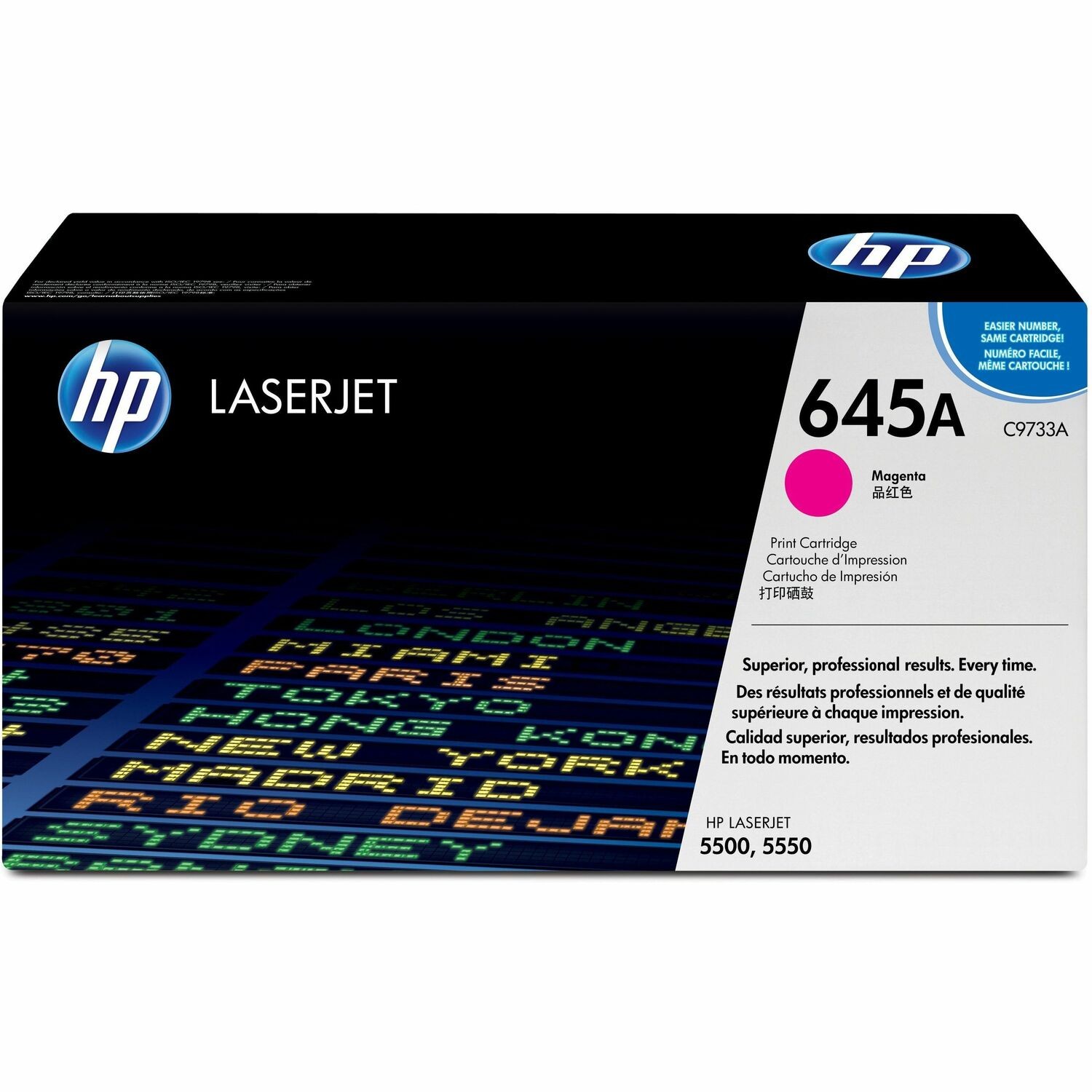 HP 645A (C9733A) Origineel Laser Tonercartridge - Enkelstuksverpakking - Magenta - 1 Stuk