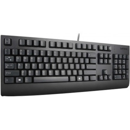 Lenovo Preferred Pro II Keyboard - Cable Connectivity - USB 2.0 Interface - Slovak - QWERTY Layout - Black