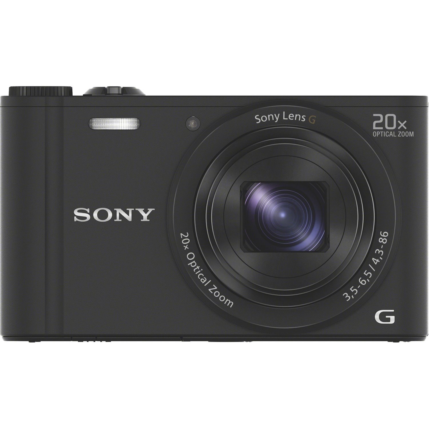 Sony Cyber-shot DSC-WX350 18.2 Megapixel Compact Camera - 0.17" - 3.39" - Black