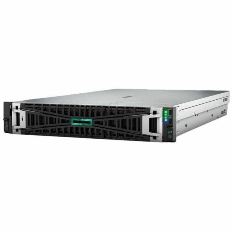 HPE ProLiant DL380 G11 2U Rack Server - 1 x Intel Xeon Silver 4509Y 2.60 GHz - 16 GB RAM - 960 GB SSD - (2 x 480GB) SSD Configuration - Serial ATA/600, 12Gb/s SAS, NVMe Controller