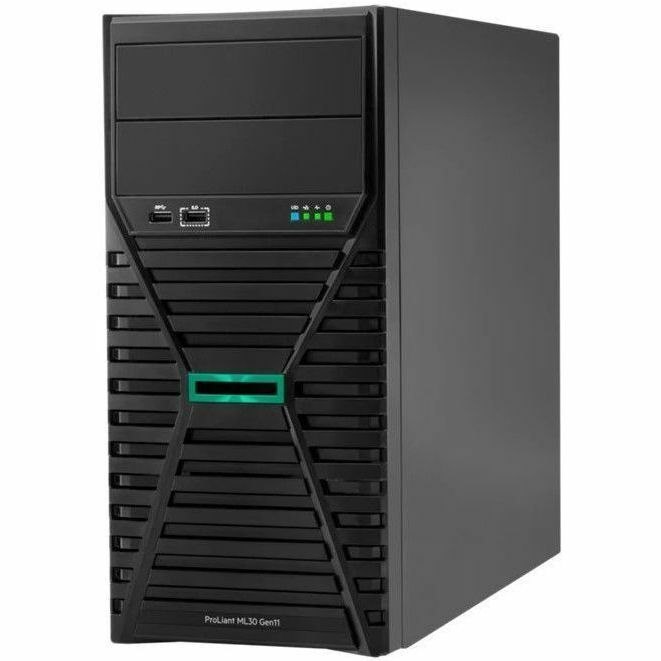 HPE ProLiant ML30 G11 4U Tower Server - 1 Xeon E-2434 3.40 GHz - 32 GB RAM - 1.92 TB SSD - (2 x 960GB) SSD Configuration - Serial ATA Controller