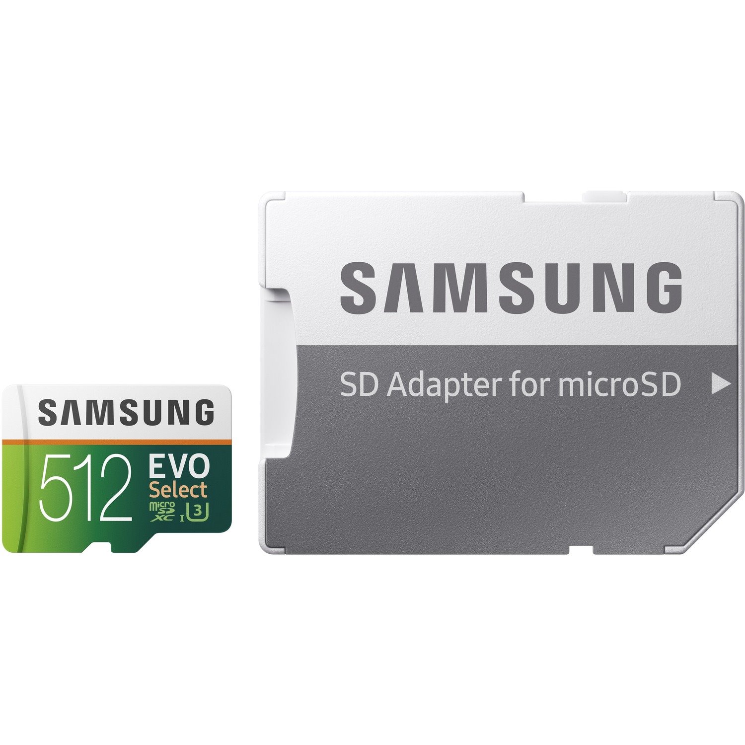 Samsung EVO Select 512 GB Class 10/UHS-I (U3) microSDXC