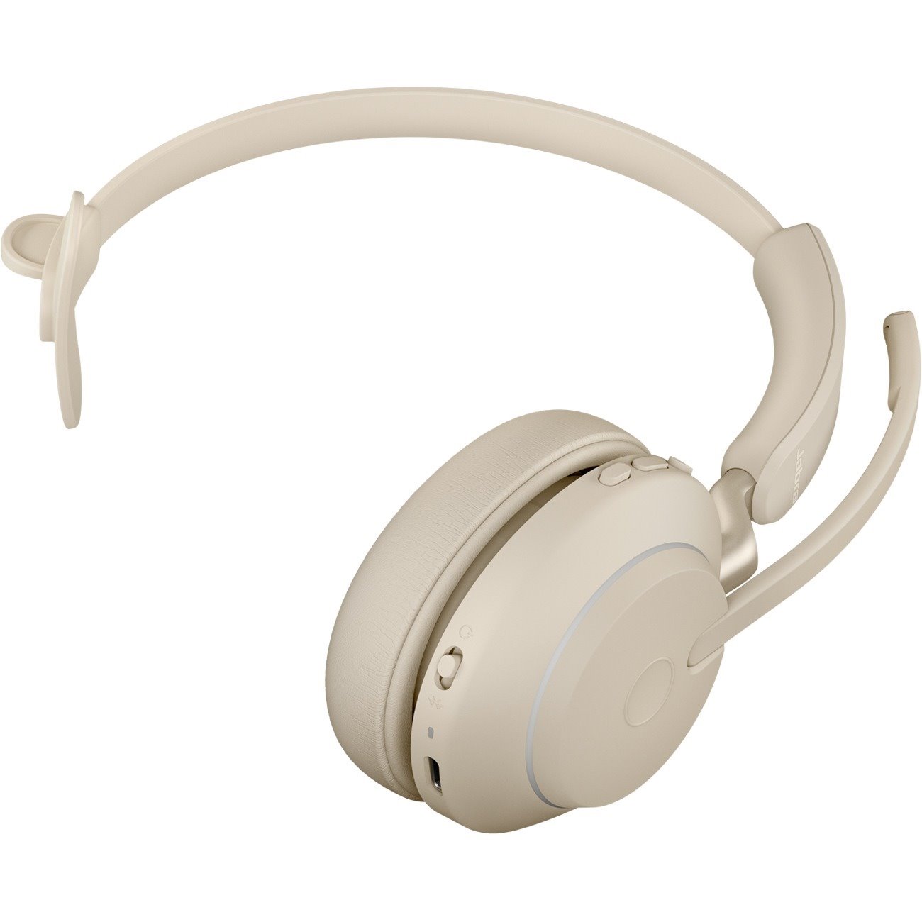 Jabra Evolve2 65 Wireless Over-the-head Mono Headset - Beige